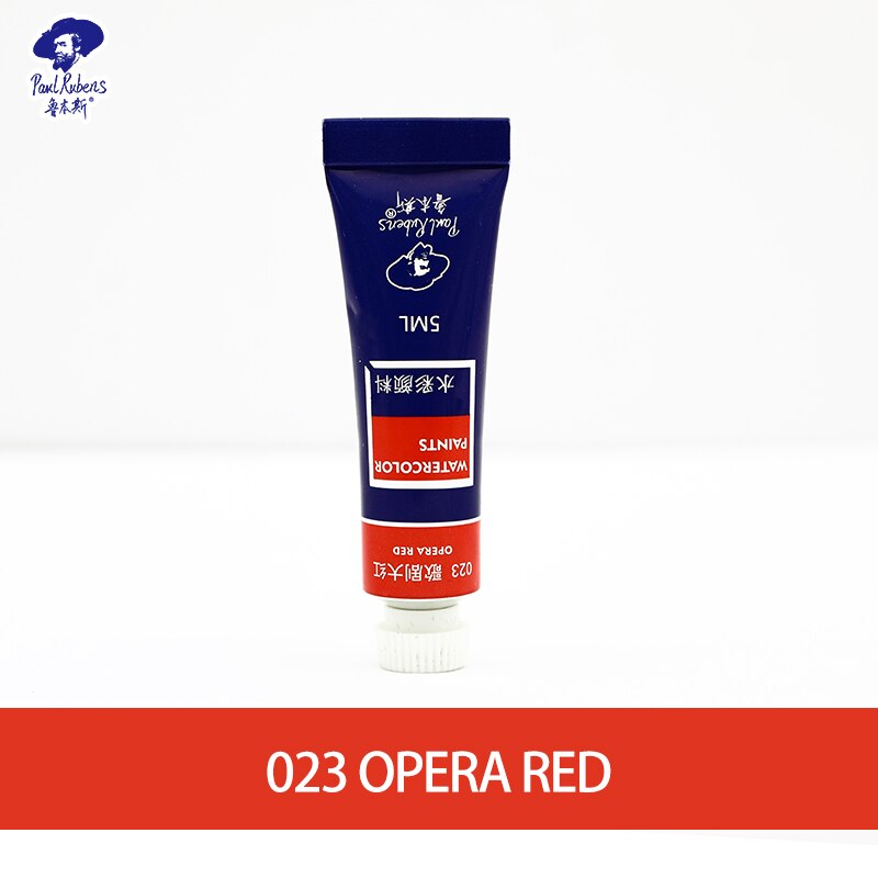 Officiële paul rubens 5ml aquareltubes 1 st operaserie fluorescerende kleuren kunstleverancier voor studenten en beginners: Opera rood
