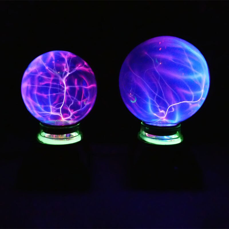 Plasma boll blixtboll elektronisk magisk lampa statisk induktion boll magisk boll med musik  l 4/5/6/8 tum