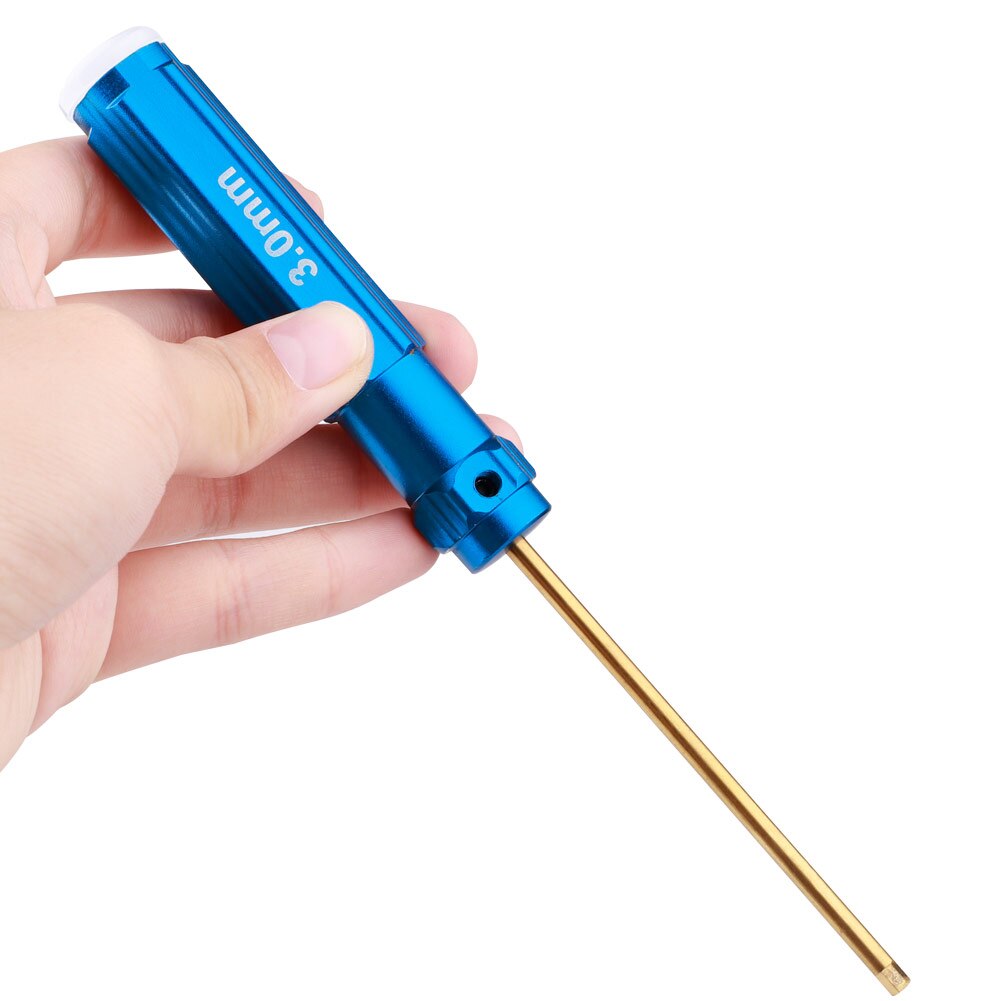 1 set inbussleutelschroevendraaiers, sleutelschroevendraaiers en gereedschapssets 1.5mm 2mm 3mm voor rc hobbymodelauto's/helikopters 2.5mm hsp-legerings-aluminiumgereedschapssets