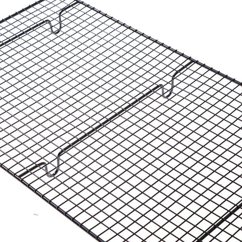Stainless Steel Wire Grid Cooling Tray Cake Food Rack Oven Kitchen Baking Pizza Bread Barbecue Cookie Biscuit Holder Shelf