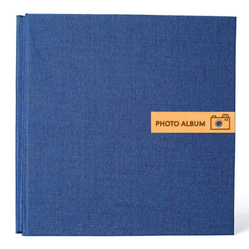 High-Grade 16 Inch linen Photo Album Handmade DIY Self-Adhesive Scrapbook Couple Baby Growth Record Book Family Photo Collection