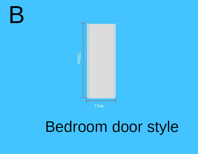 Clear Child Safety Door Hinge Protector Cover Finger Pinch Guard Baby Security for The Back of Door Domestic Kindergarten School: 17 x 120cm