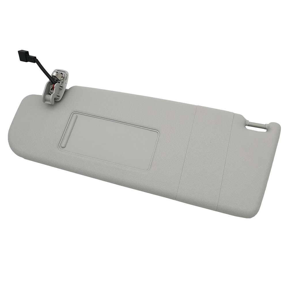 Car Left Driver Side Sunvisor Sun Visor Board For Volkswagen Polo With Light Mirror Gray: Default Title