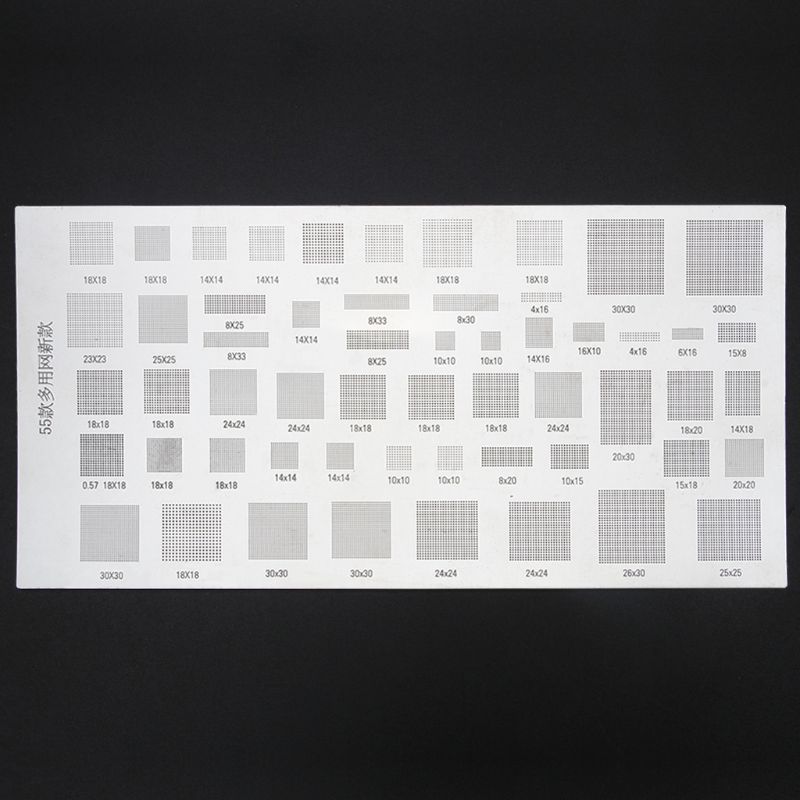 Plantilla BGA Universal para CPU MTK MSM, PM2.5, Pin de bola IC de potencia, plantilla de calor directo BGA, 4 Uds.