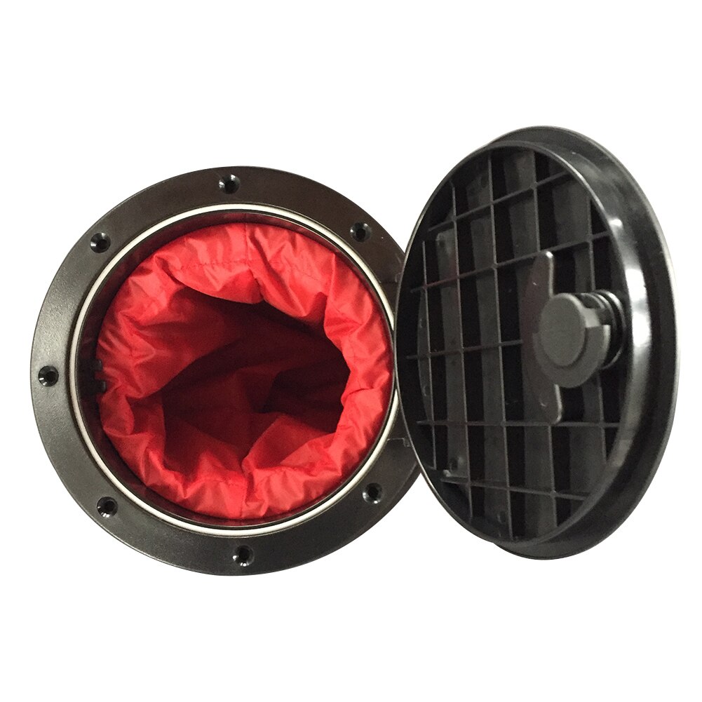 6 Inch Kajak Duurzaam Marine Deck Plaat Abs Installeren Accessoires Hatch Cover Boot Schroeven Ronde Met Rode Zak