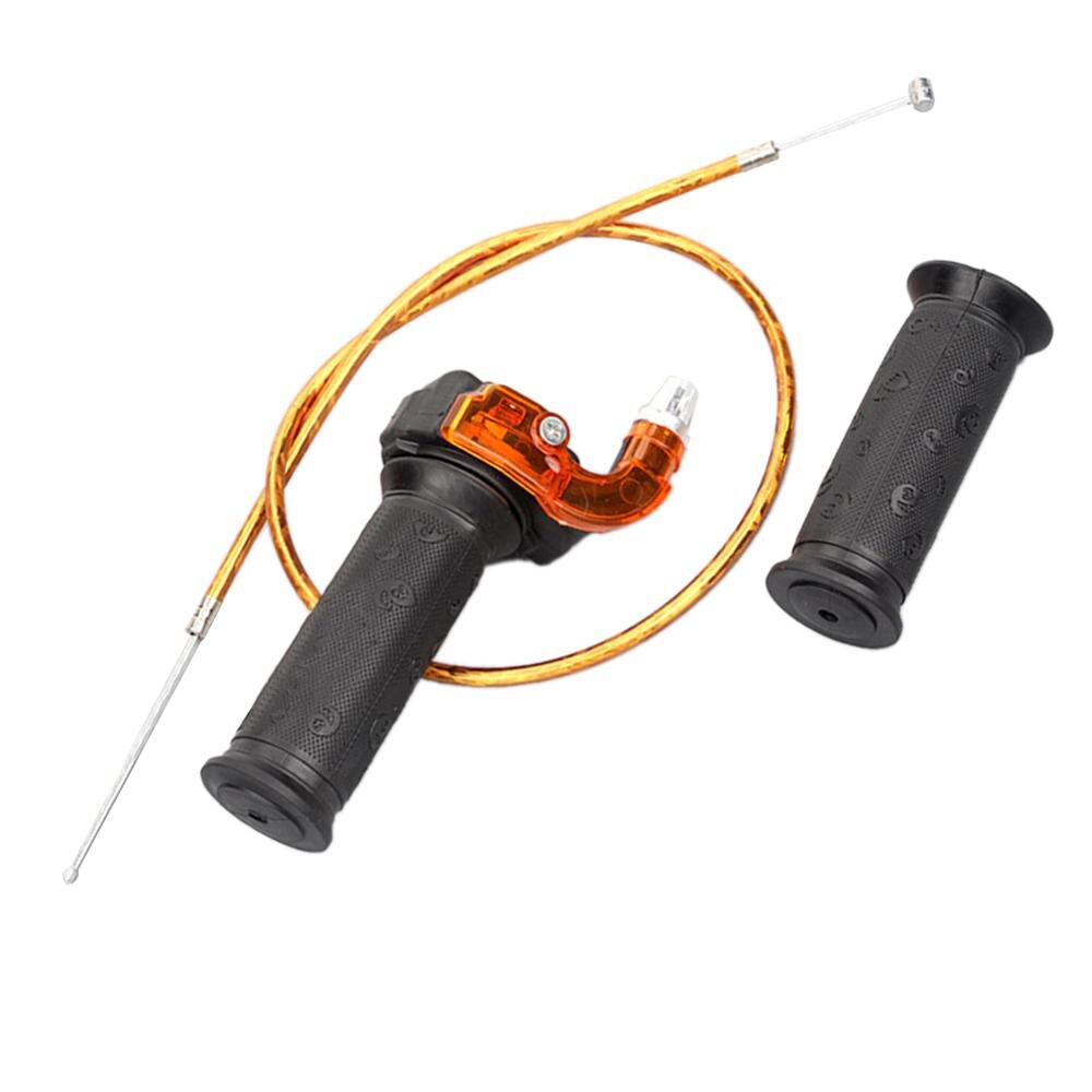 Gas Carburetor Throttle Cable Twist Handle Grips For 2 Stroke 47cc 49cc Mini Moto Dirt ATV Quad Super Pocket Bike