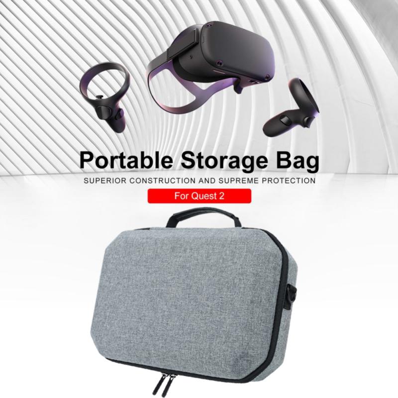 Für Oculus Quest 2 VR Headset EVA Lagerung Box VR Gläser 3D Gläser Virtuelle Realität Brille Hard Durchführung Lagerung Box fall Tasche