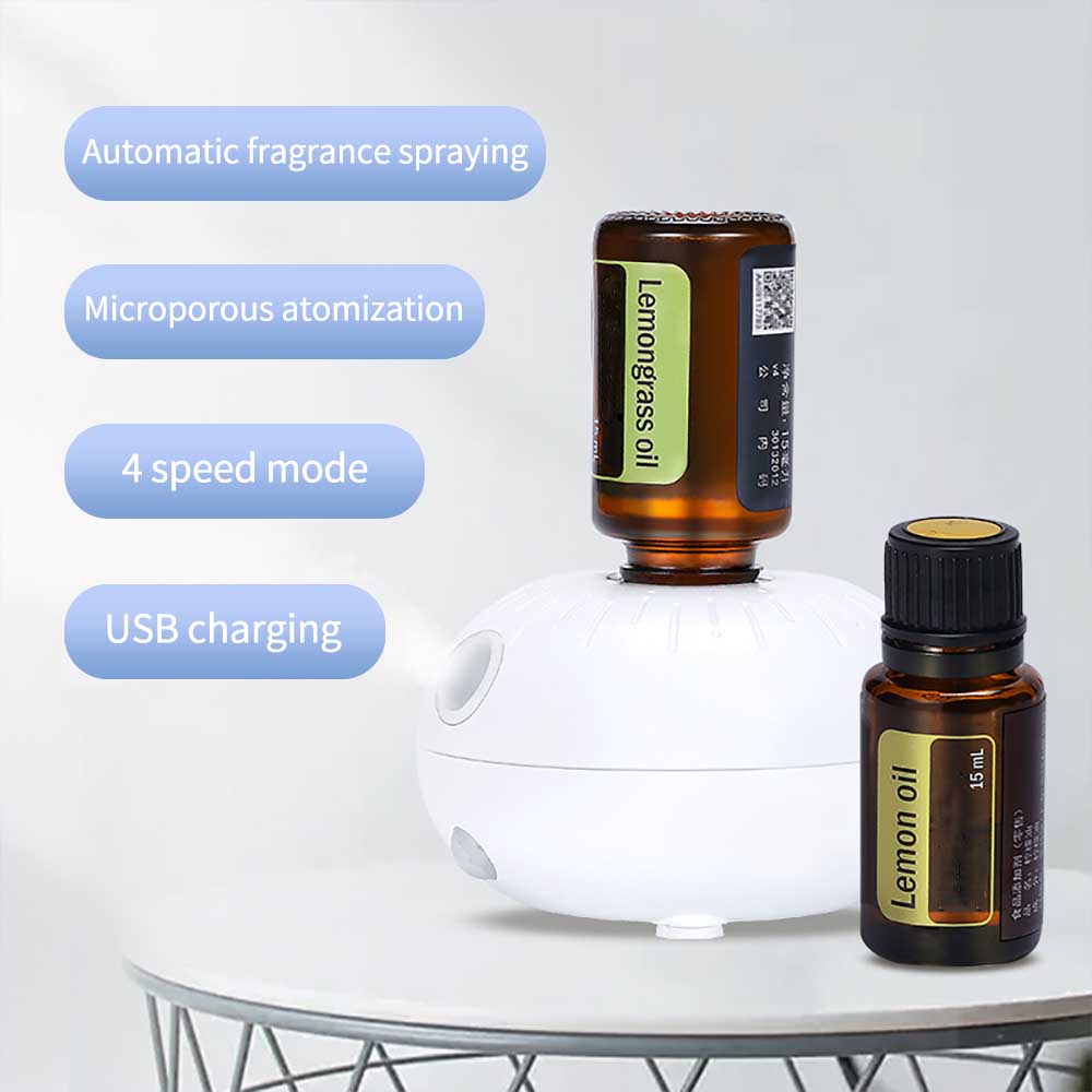 Mini macchina per aromaterapia con diffusore di fragranze di olio puro, induzione automatica, portatile, ricaricabile tramite USB, per diffusore di aromi