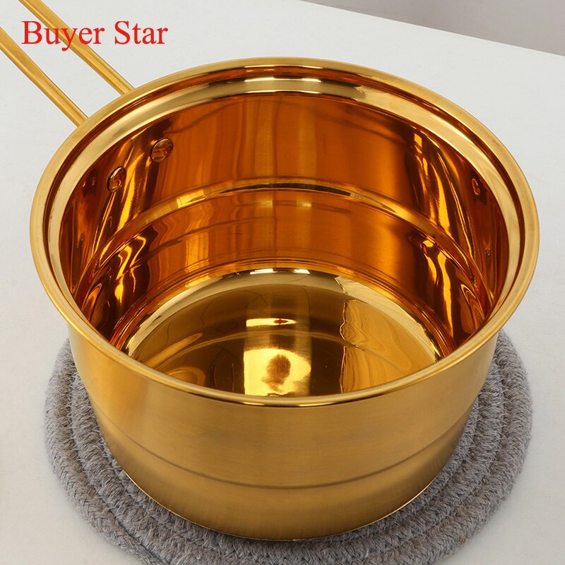 Double layer bottom Cooking pots Stainless steel Soup Pots with hanlde Steamer Rack Kitchen Milk Instant Noodle Stock Pots Set