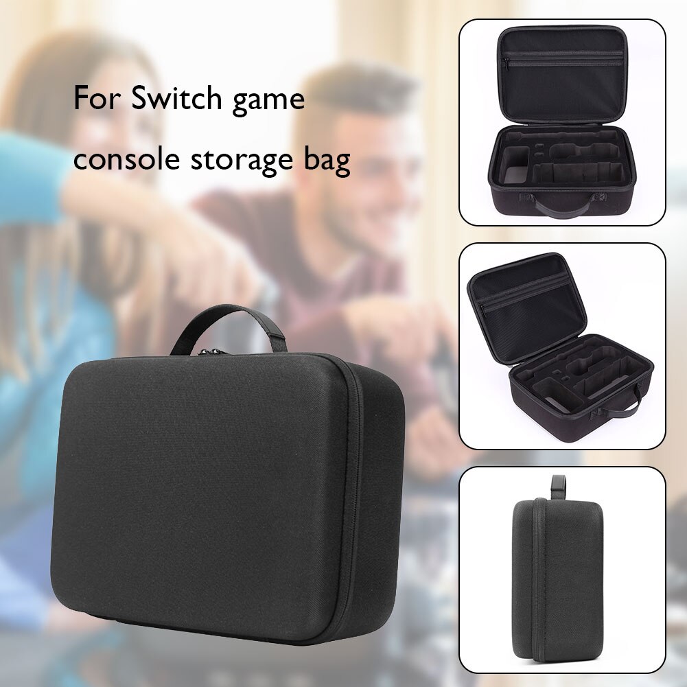 Borsa portaoggetti portatile porta carte di gioco a doppio strato con custodia protettiva per Console Nintendo Switch