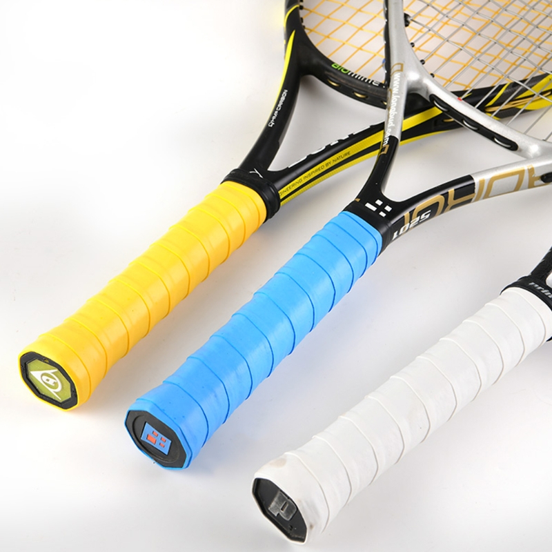 60 Pcs Tennis Racket Overgrips Anti-skid Tape Wraps Fishing Rod Badminton Racquet Non-Slip Sweatband M5TC