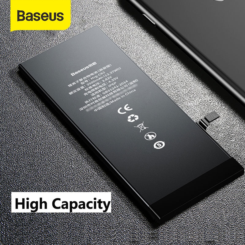 Baseus Voor Iphone 6 6S 6 Plus 6S Plus Batterij 2200 Mah 3500 Mah Hoge Capaciteit Vervangende Telefoon bateria Met Gratis Reparatie Tools Kit
