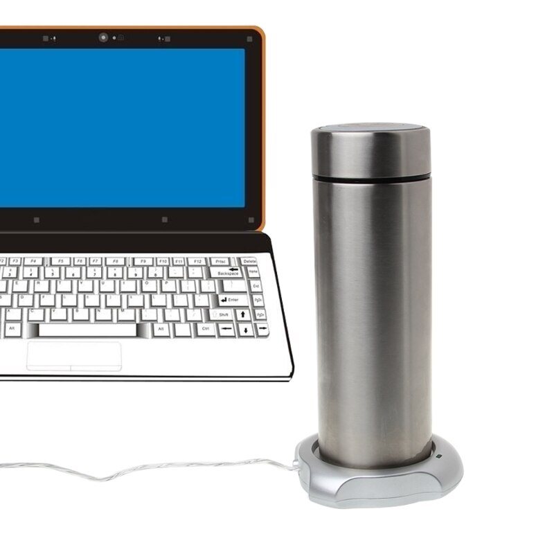 MYMULIKE Bureau-koffiewarmer, kopjeswarmer, drankwarmer, elektrische koffiewarmer, 60 °C kopjeswarmer, drankwarmer, koffiewarmer, flessenwarmer