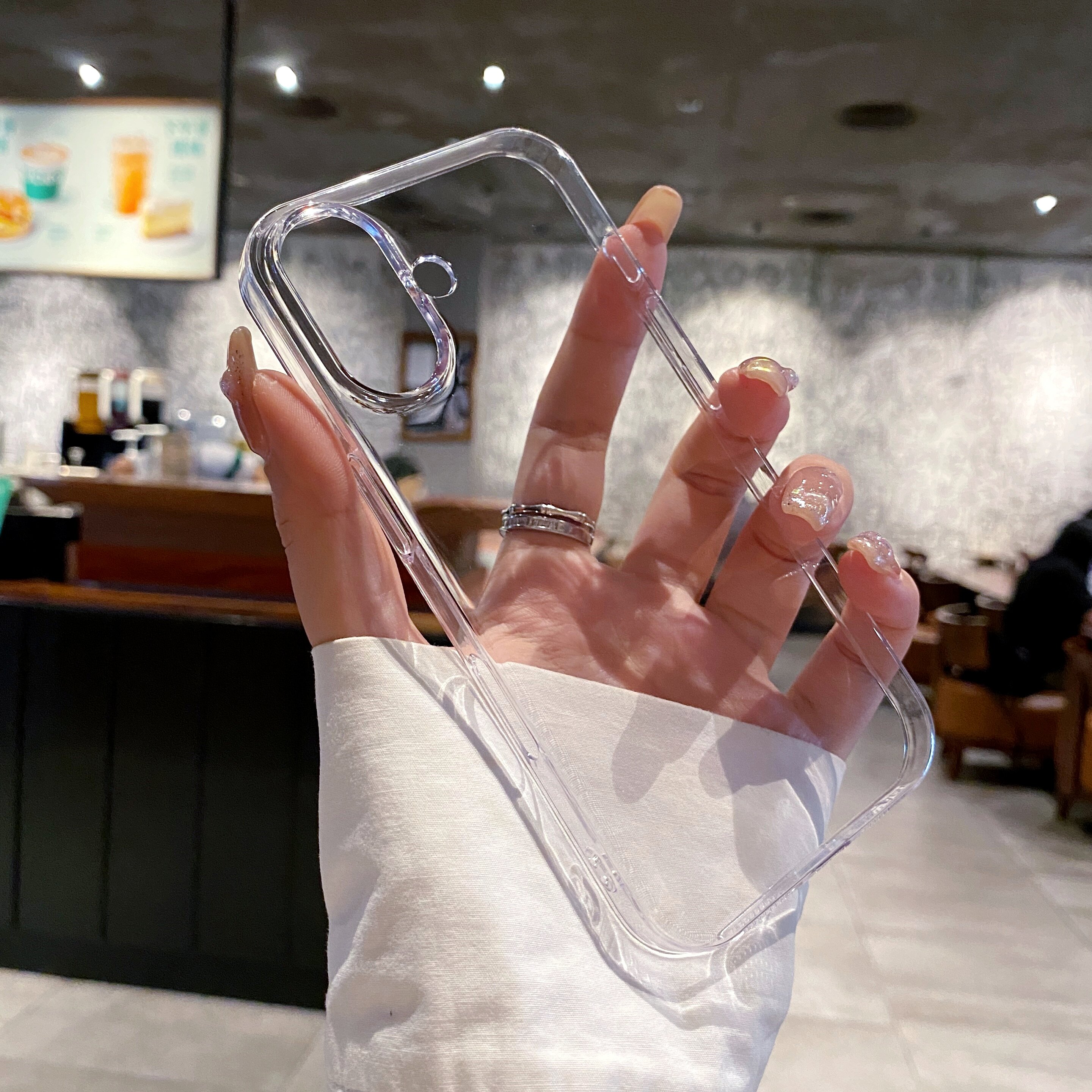 Funda protectora ultrafina resistente a golpes y caídas adecuada para IPhone 16 15 14 13 12 11 Pro Max 16e funda de teléfono transparente