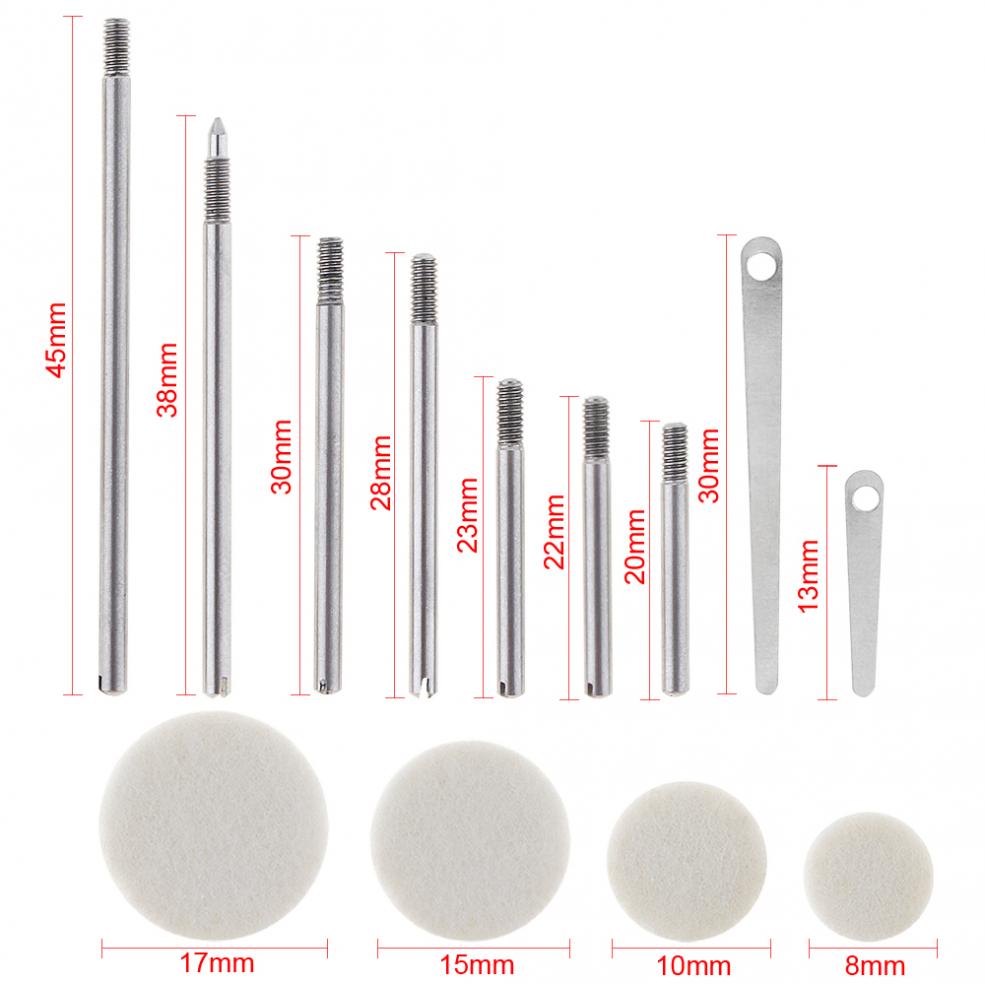 58 Stks/partij Klarinet Reparatie Onderdelen Set Compleet Gereedschap Klarinet Geluid Gat Mat Pad Roller Reed Schroeven Wind Instrument Reparatie Kit