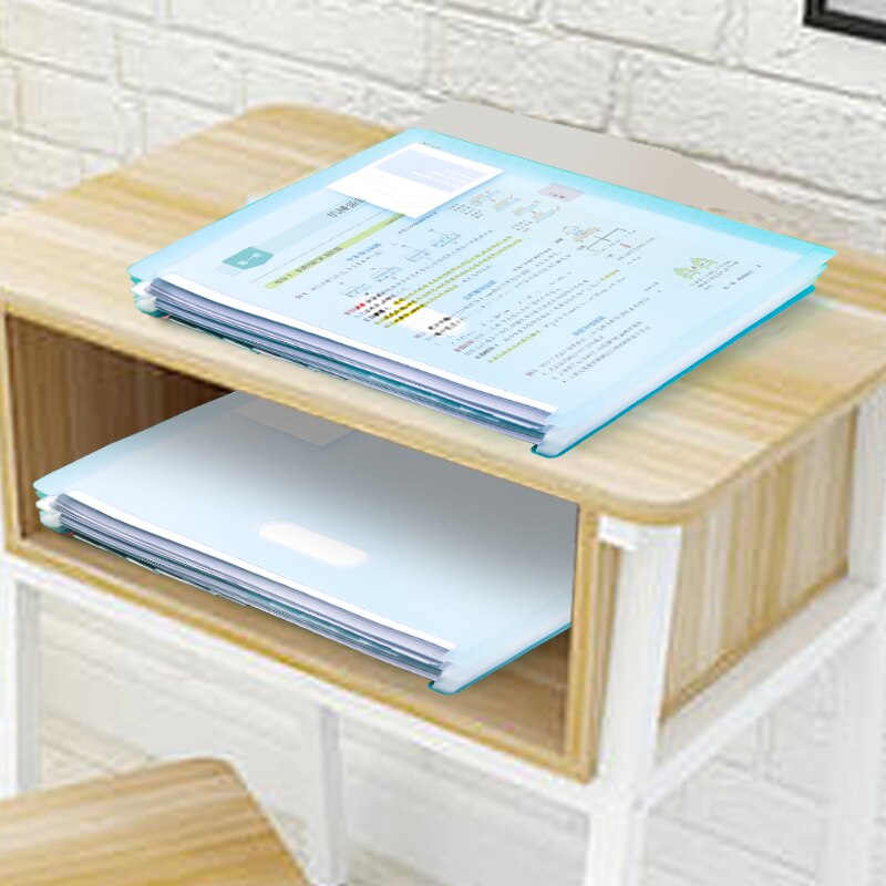 Sac multi-couches pour étudiants, boîte de rangement pour organiser les papiers de test, fichiers de données multifonctionnels de grande capacité, inserts portables