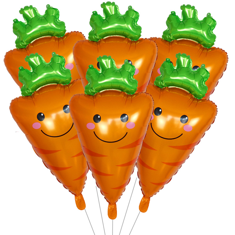 6 uds globos de frutas fresa aguacate papel de aluminio globo de helio sandía naranja Cactus Ballon decoración de temática para niños: Verde oliva