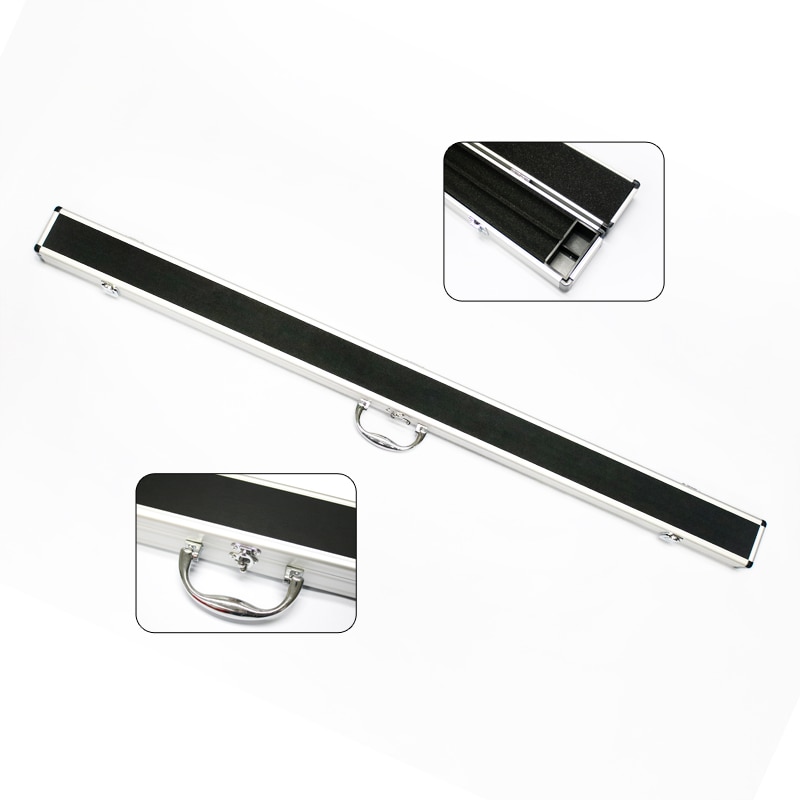 Wit En Zwart Aluminium 3/4 Pc Snooker Cue Case