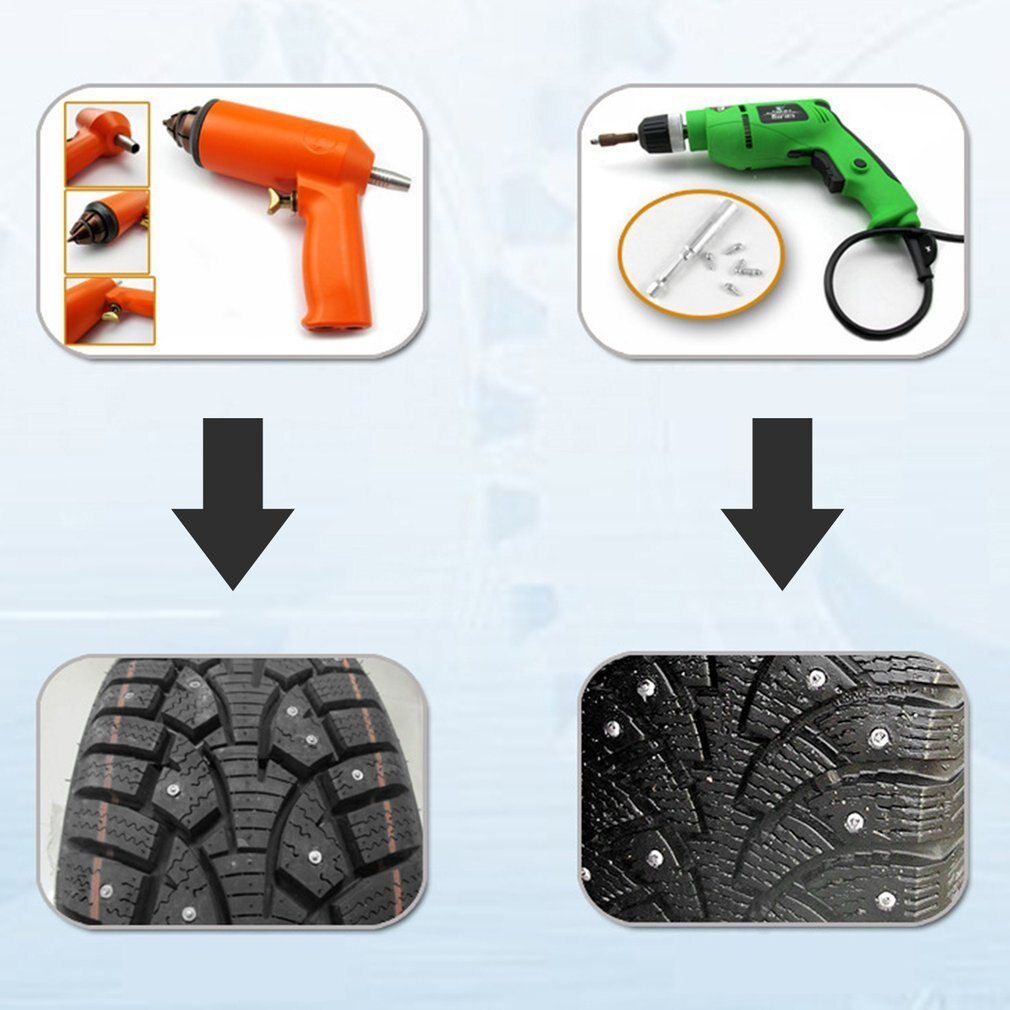 Clavos de acero de tungsteno antideslizantes, novedad de 200 Uds., tornillos de rueda de neumático duraderos para neumáticos Premium, coche Atv, emergencia de invierno
