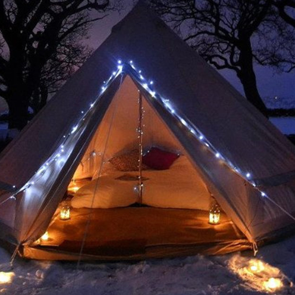 Led Koperdraad Kerstverlichting USB Aangedreven LED Lichtslingers Buitenlamp Garland Luces voor Kerstfeest Bruiloft Decor