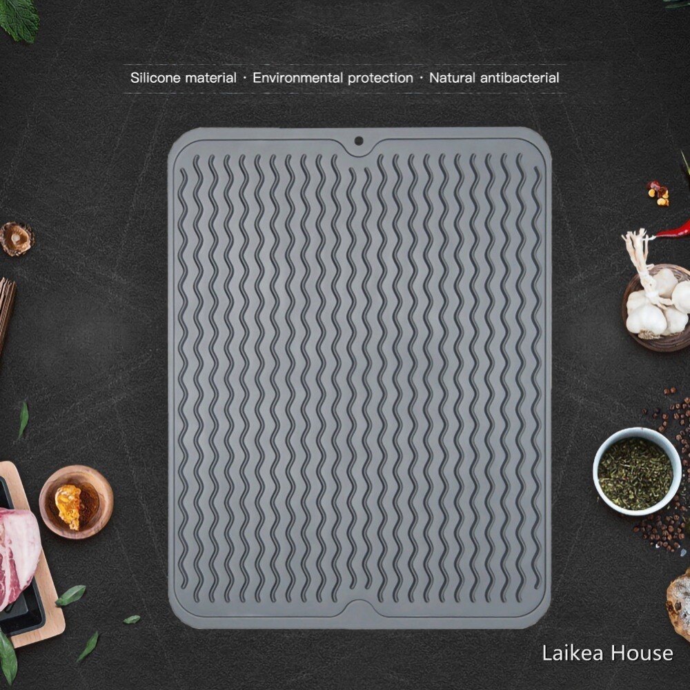 Silicone Drain Pad Anti-Scald Heat Insulation Pad Placemat For Kitchen Accessories High Temperature Resistant Table Mat Coaster