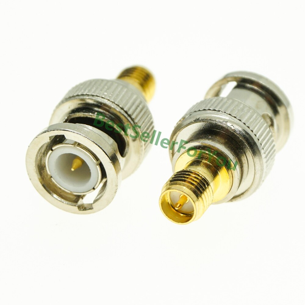 Connector BNC MALE Female To SMA RP SMA Male Female RF Connector Adapter Test Converter Kit Set: BNC  RPSMA  JK
