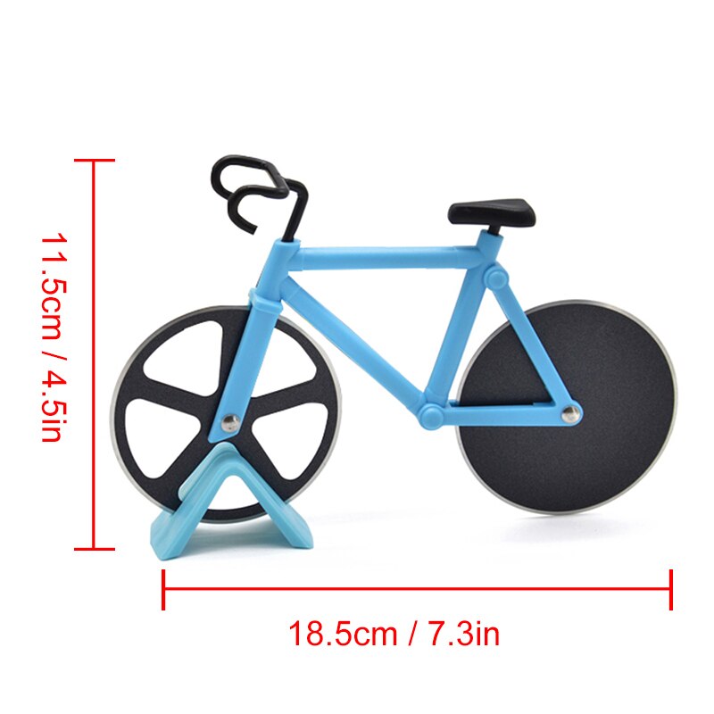 Cykel pizza skärhjul rostfritt stål pizza kniv pizza hackare kök pryl pizza skär knivar pizza verktyg baka verktyg
