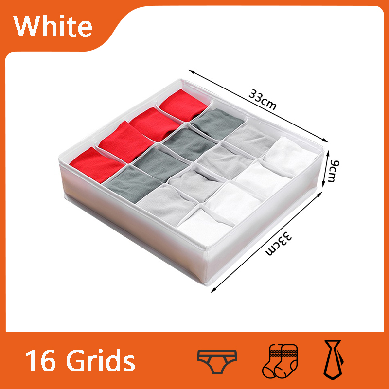 Unterwäsche Schublade Organizer Socken BH Kleidung Aufbewahrungsbox Kleidung Schrank Schublade Organisatoren Kleiderschrank Organizer Schrank Organizer: Silber