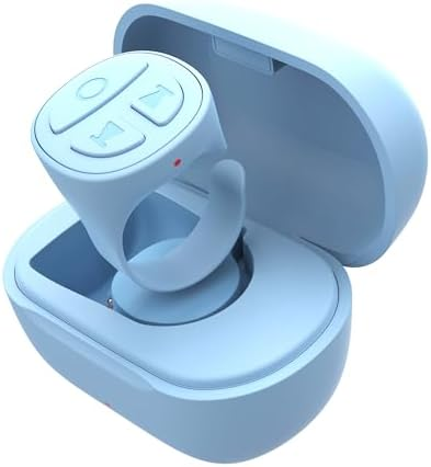 Tiktok Ring Scroller Blutooth Remote Control Selfie Video Controller dla iPhone TIKTok Scrolling Ring Page Turner dla Kindle App: RED