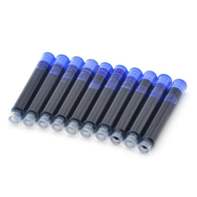 1/10Pcs/Set Pen 0.5mm Gradient Colors Signature fountain pen Black/Blue Ink School Office Pens Kids Stationery