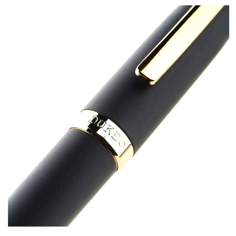 Germany DUKE Model 209 Roller Ball Pen Black Pen Gold Clip Ballpoint Pens Black Ink Writting Pen for Bussiness and Office