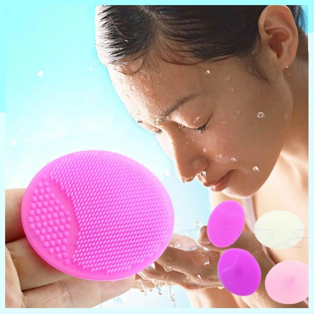 gezichtsreiniging borstel 1 stuks make-up spons siliconen wassen pad gezicht scrubben mee-eter