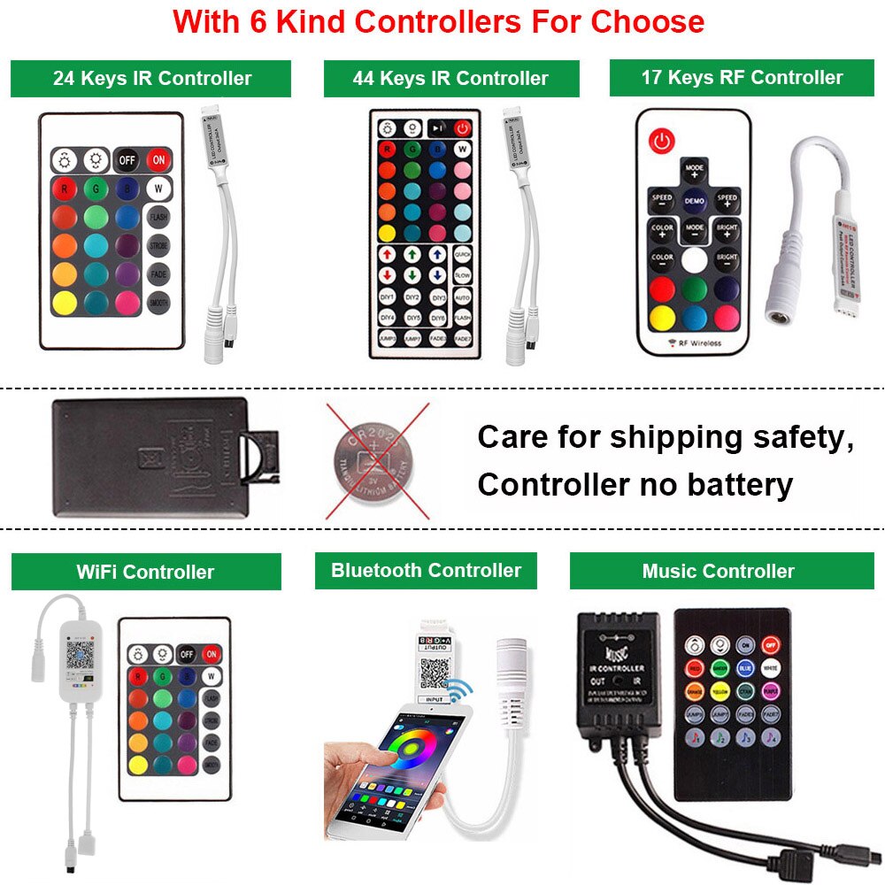 Dc 12V Bluetooth Wifi Draadloze Rgb Controller Muziek Ir Rf Led Verlichting Strip Remote Controller Voor Rgb Led Strips verlichting 5050 2835