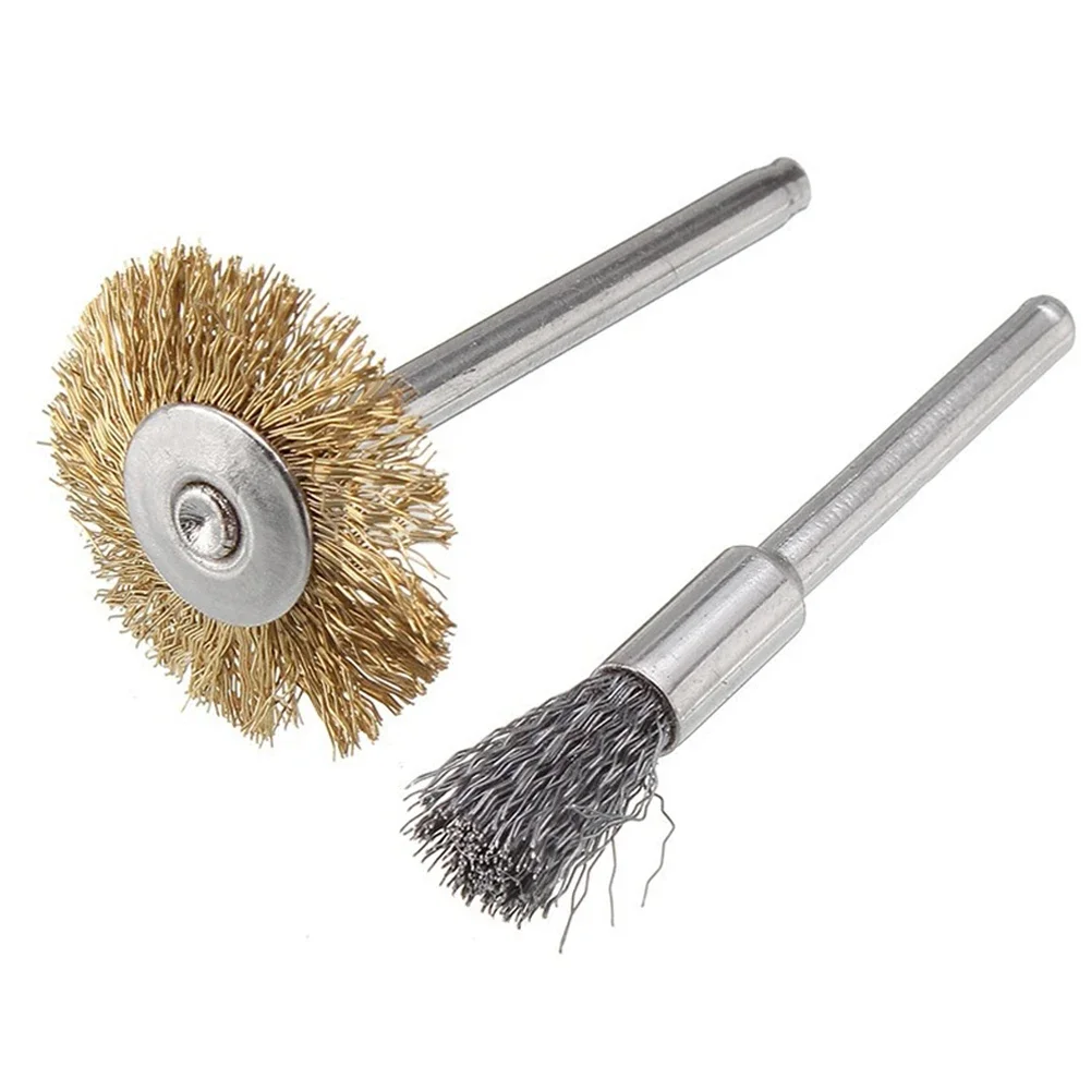 2 Schleifsteinspitzen – 6-mm-Schaft, Vernickelter Kohlenstoffstahl, Aluminiumoxid, Max. 12.000 U/min