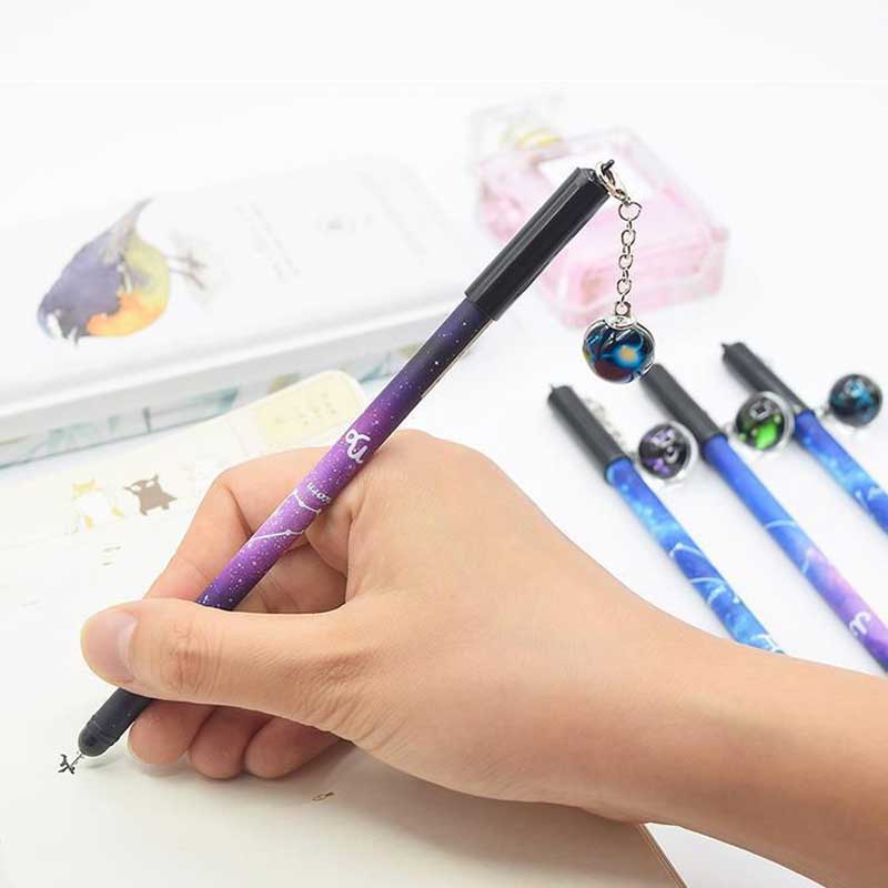 Nette Zwölf Konstellationen Leucht Sternzeichen Horoskop Astrologie Anhänger 0,5mm Gel Stift für Büro Schule Schreibwaren