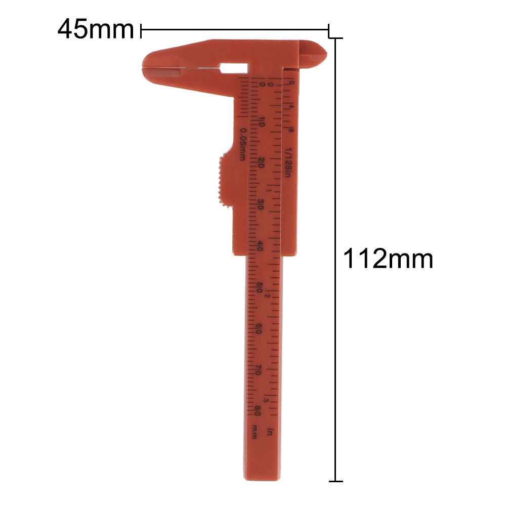 NICEYARD 180mm Vernier Caliper Measuring Tool Ruler Plastic Gauging Tools Gauge Sliding Vernier Caliper Mini Calipers