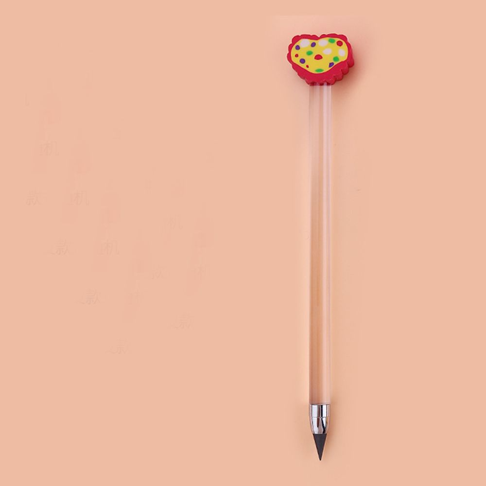 1PC Everlasting Pencil Portable Everlasting Pen Reusable Erasable Replaceable Head Unlimited Writing Eternal Pencil Durable: transparent