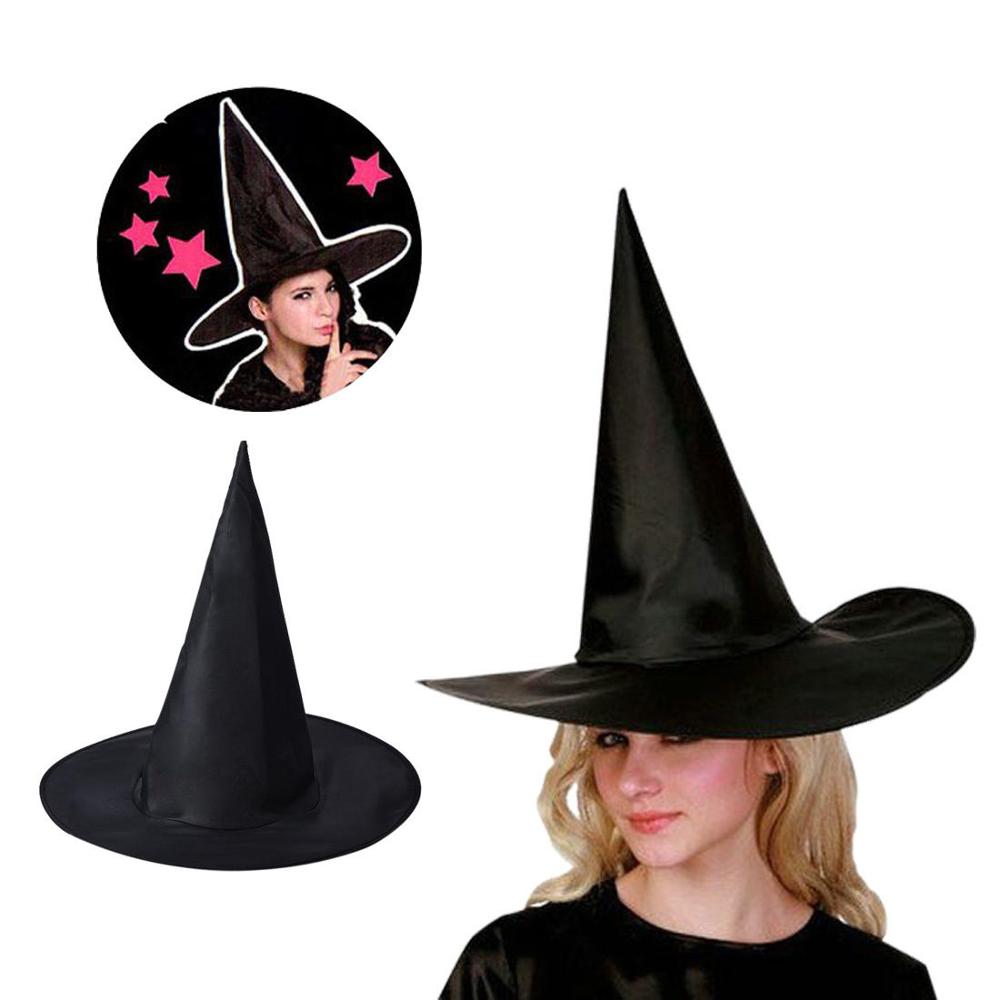 Halloween Pet Womens Zwarte Heks Hoed Voor Halloween Kostuum Accessoire Diy Fancy Dress Halloween Maskerade Verjaardag Hoofd