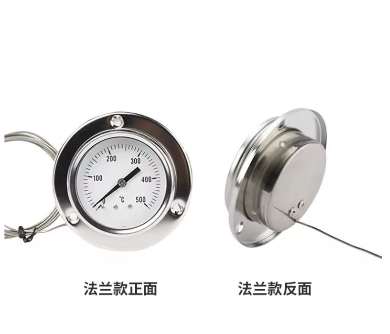 Termômetro pirômetro de alta qualidade 0-500 ° Aço inoxidável para fornos, pizza, grelha, fogões a lenha
