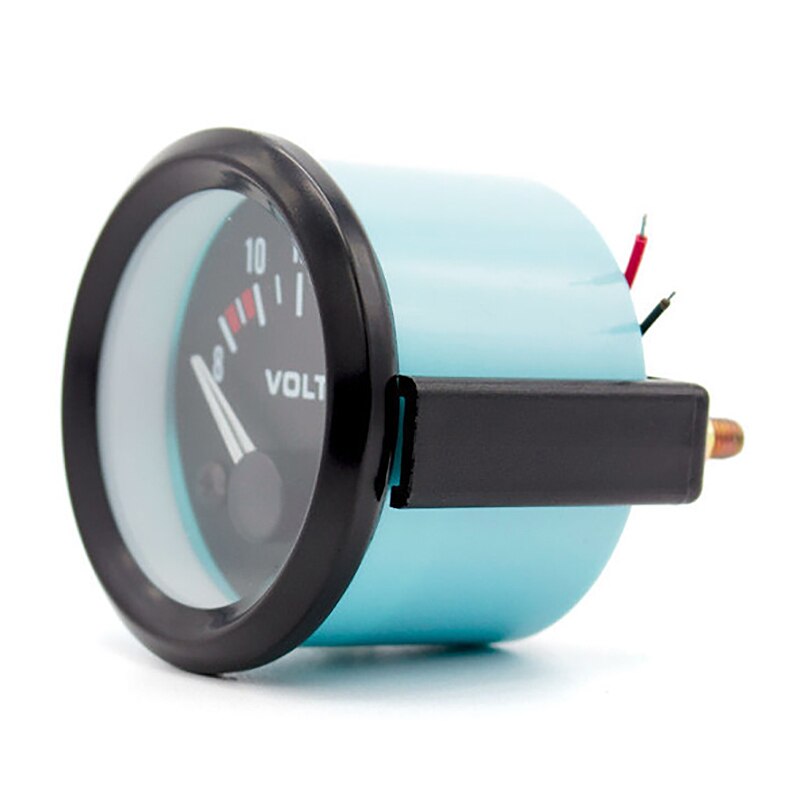 Car Gauge 2Inch 52mm Vehicle Meter 12V Black Shell Universal Vehicle Meter