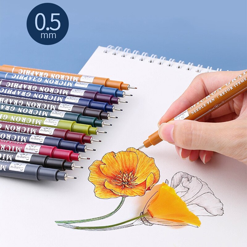 12PCS/Set Retro Calligraphy Pen Brush Markers Sign... – Vicedeal