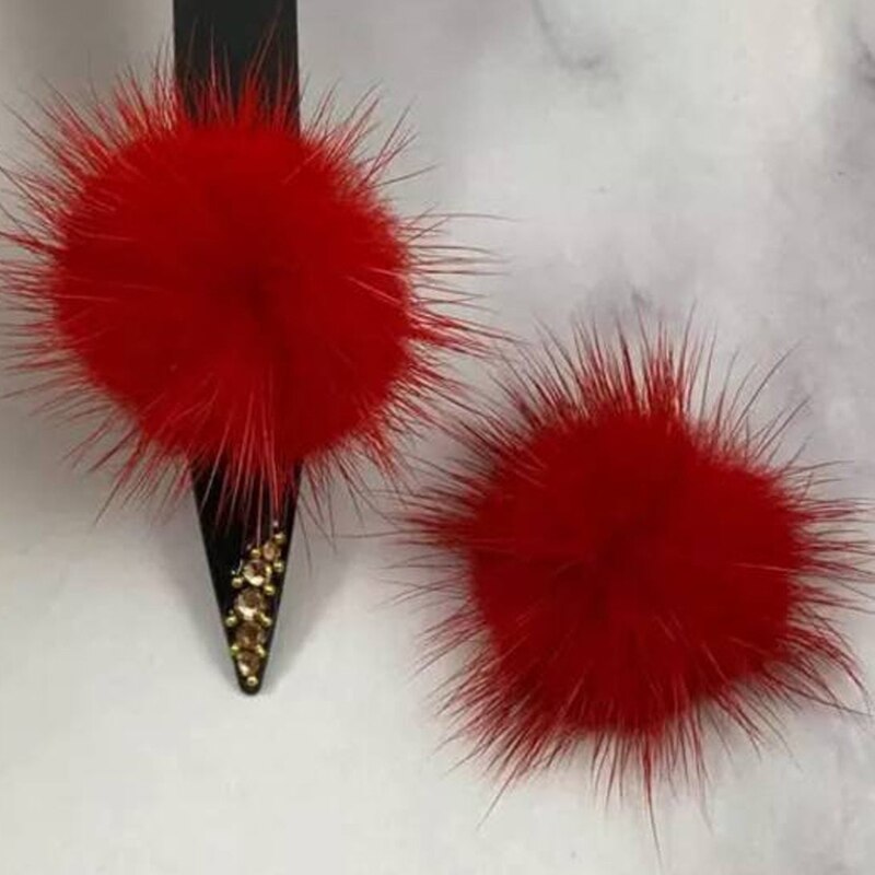 Pompon magnétique 5 pièces, breloques à ongles, boule en peluche, décoration Nail Art, accessoires d&#39;ongles détachables et réutilisables, Kit d&#39;ongles en fourrure Kawaii