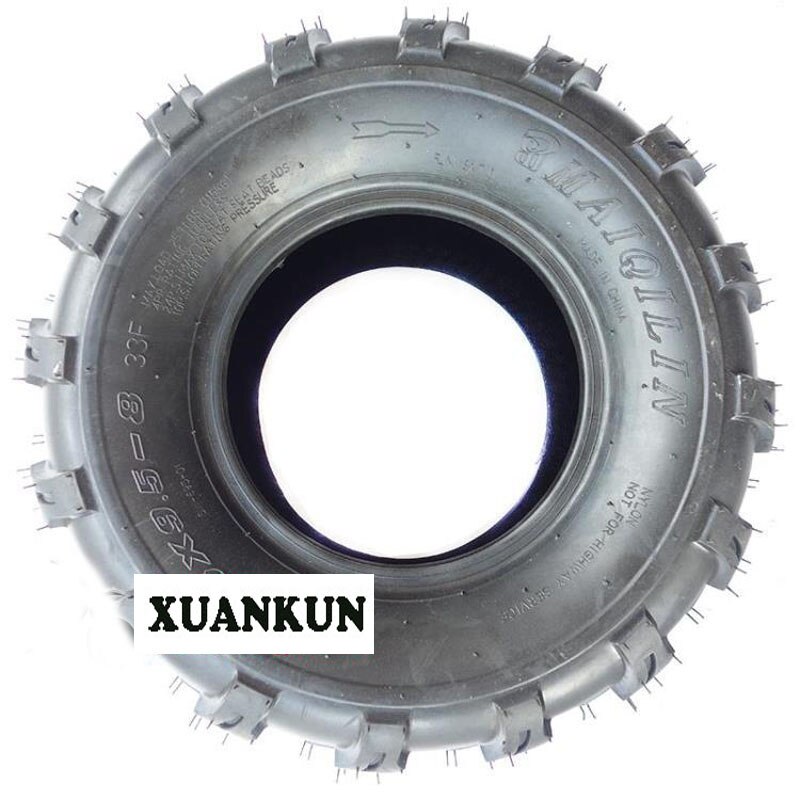 XUANKUN ATV 8-Inch Tires Before The 19X7-8 Inch After 18X9.50-8 Inch Tires Off-Road Wheels