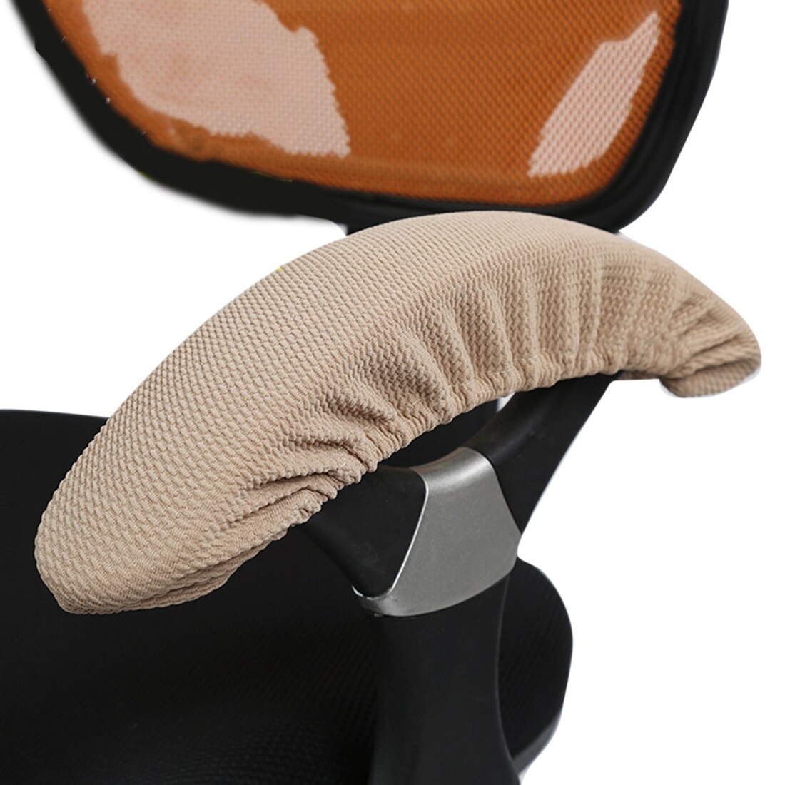 2pcs/pair Chair Armrest Cover Computer Chair Arm Protectors Couch Elastic Coffee Tub Sofa Armchair Cover Elbow Arm Rest Covering