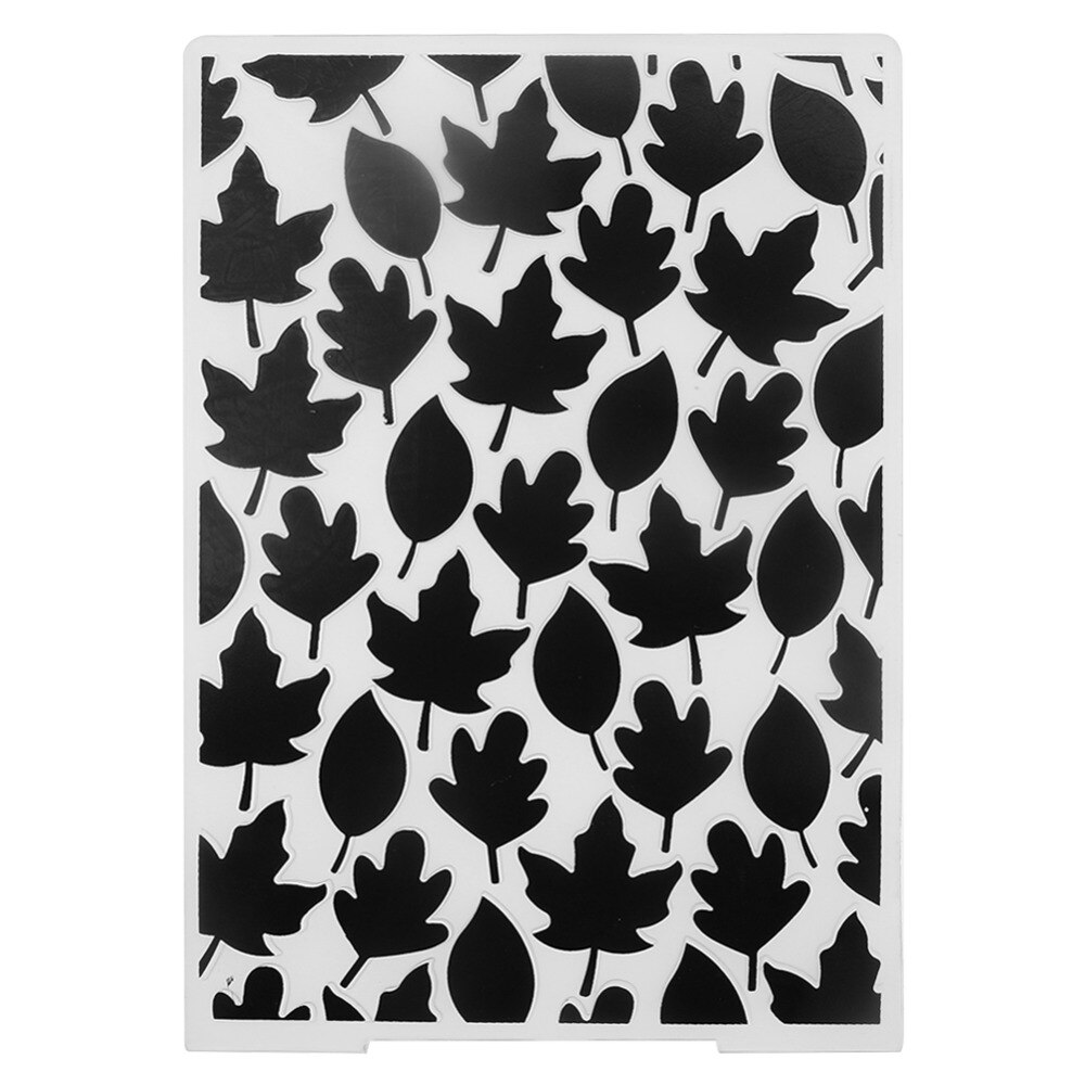 Maple Leaf Set Embossing Folders Plastic DIY Scrapbooking Embossing Paper Craft Card Making Decoration Supplies Stencil 4x6inch