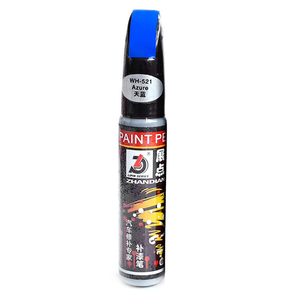 8 couleurs voiture Auto manteau Scratch clair réparation peinture stylo retoucher imperméable à l'eau dissolvant applicateur outil pratique: 03