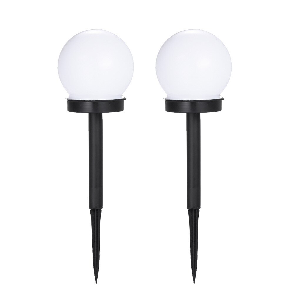 2x 4LED Solar Power Garden Lamp Spot Light Outdoor Lawn Landscape Path Spotlight: 2pcs