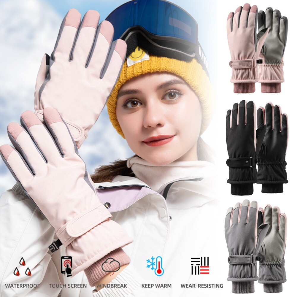100% Waterdichte Winter Fietsen Handschoenen Outdoor Ski Handschoenen Sport Ridding Winddicht Antislip Handschoenen Voor Fiets Fiets Scooter