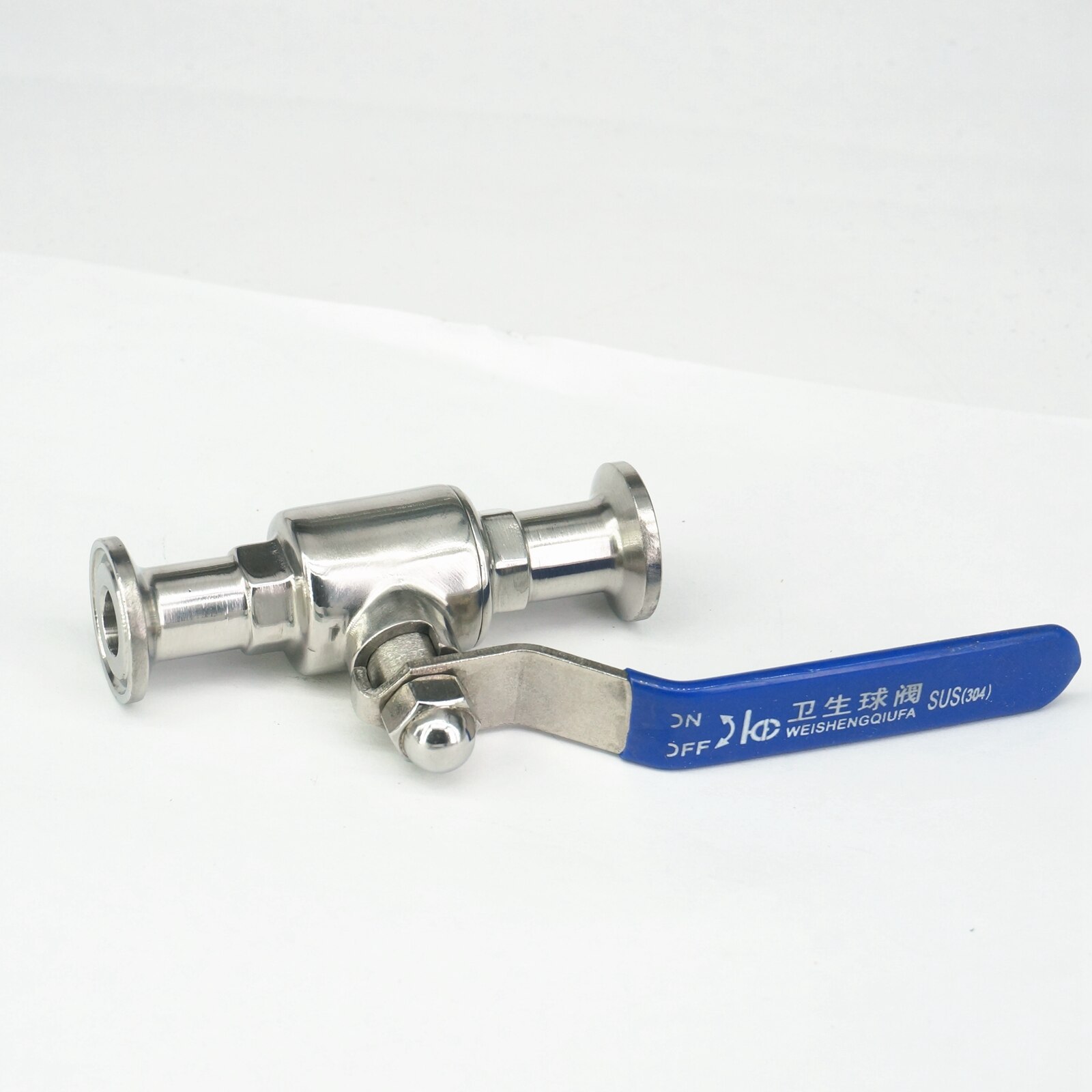12.7mm 1/2&quot; 304 Stainless Steel Sanitary Ball Valve 1&quot; Tri Clamp For Homebrew Dairy Product