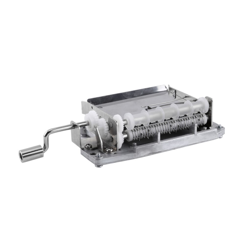 Juego de 30 cintas de cinta con manivela manual, movimiento de caja Musical, perforadora, 3 tiras, DIY, perfecto, caja Musical mecánica